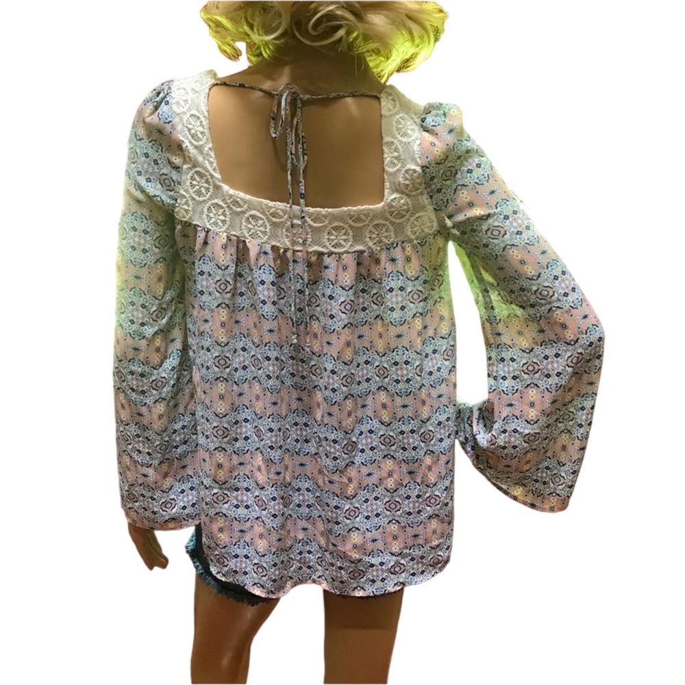 **LAST CHANCE CLEARANCE ends 08/07/26** Boho Baby Doll Blouse
